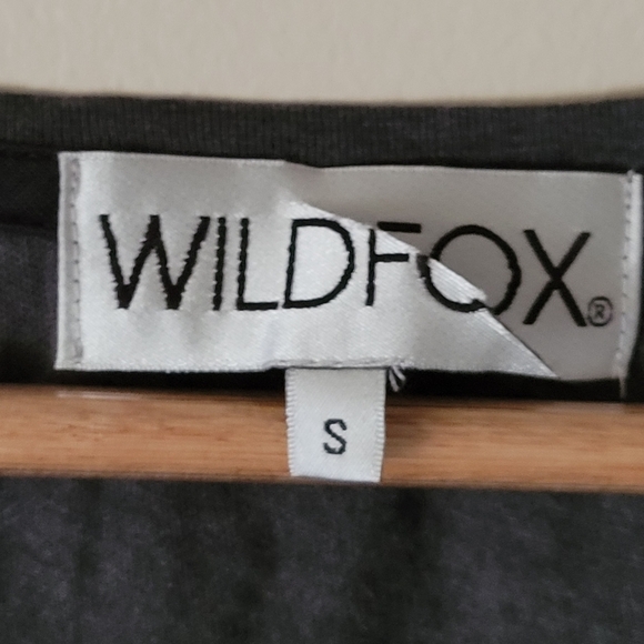 WILDFOX Oversized T-shirt Gray NWOT - Picture 4 of 8